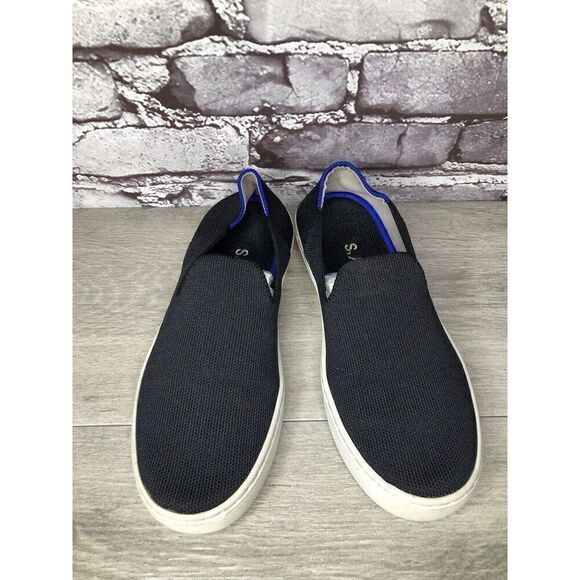 Rothy’s Black Knit Fabric The Original Slip On Sneaker Shoes Women 6M US/36.5EU - Picture 4 of 16